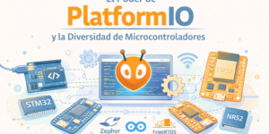 Cabecera articulo sobre PlatformIO y microcontroladores