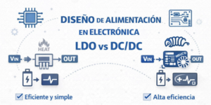 cabecera para articulo Diseño de alimentación en electrónica LDO vs DC/DC