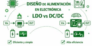 cabecera para articulo Diseño de alimentación en electrónica LDO vs DC/DC