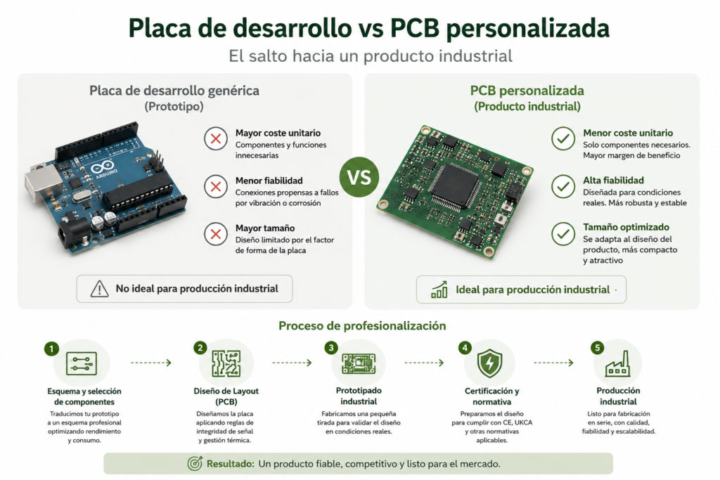 Esquema resumen articulo Del Prototipo a la Producción Industrial: ¿Cuándo dar el salto?