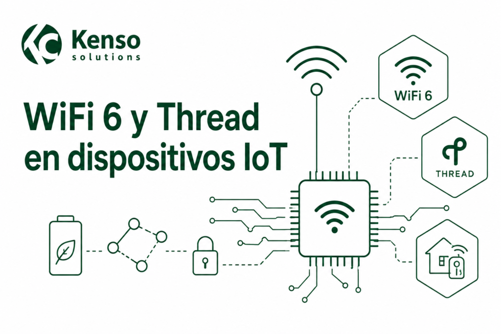 Imagen de cabecera para articulo WiFi 6 y Thread en dispositivos IoT: qué cambia para el hardware