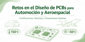 imagen de cabecera para articulo Retos en el diseño de PCBs para Automoción y aeroespacial