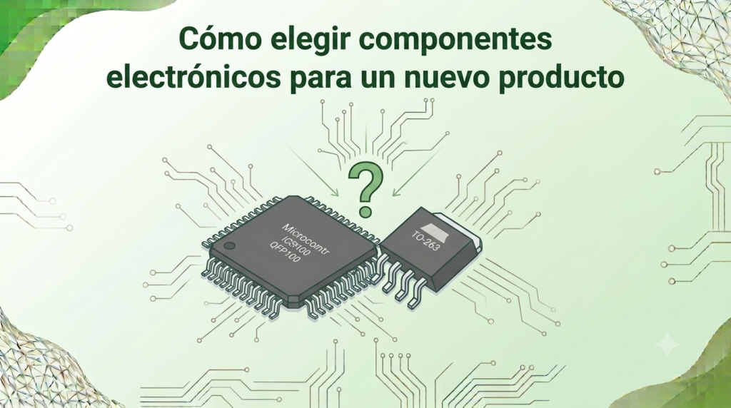 header_elegir componentes Imagen de cabecera para articulo Cómo elegir componentes electrónicos para un nuevo producto