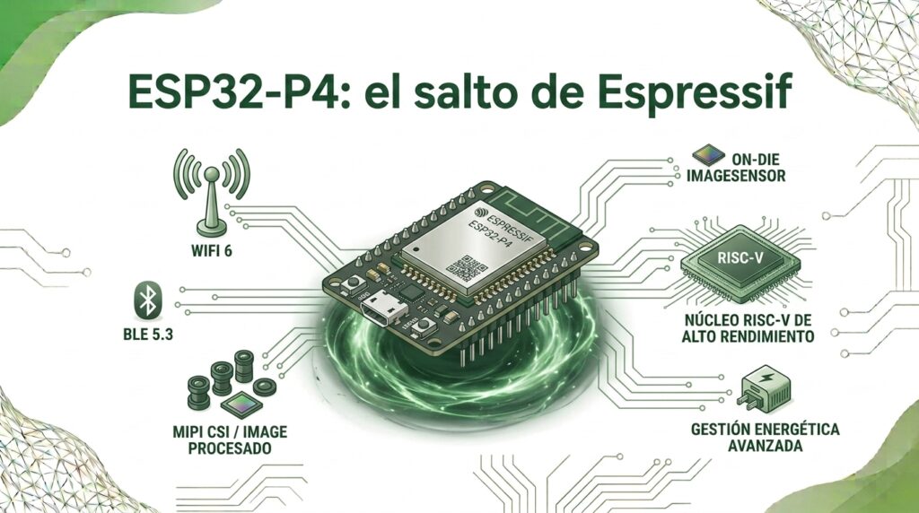 Imagen de cabecera para articulo ESP32-P4: el salto de Espressif