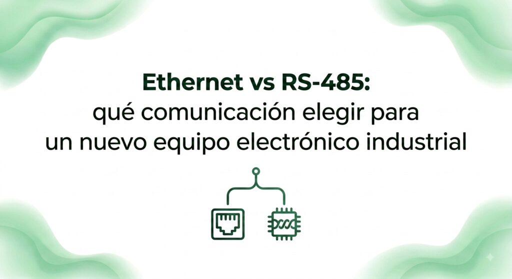 Imagen de cabecera para articulo Ethernet vs RS-485: qué comunicación elegir para un nuevo equipo electrónico industrial