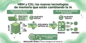 imagen de cabecera para articulo llamado HBM y CXL: las nuevas tecnologías de memoria que están cambiando la IA