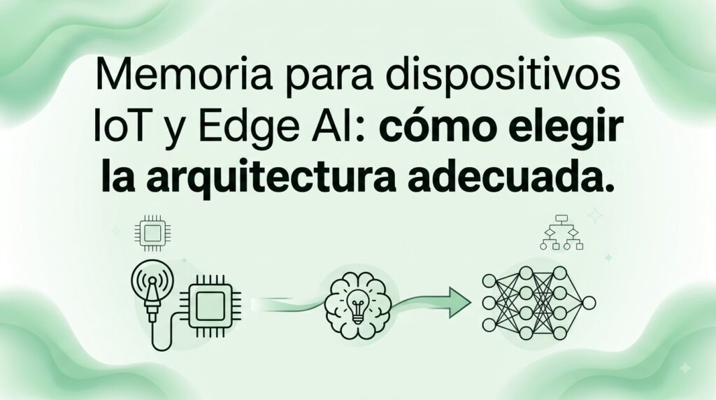 header_Memoria_dispositivos_IoT_EdgeAI Imagen de cabecera para articulo Memoria para dispositivos IoT y Edge AI: cómo elegir la arquitectura adecuada
