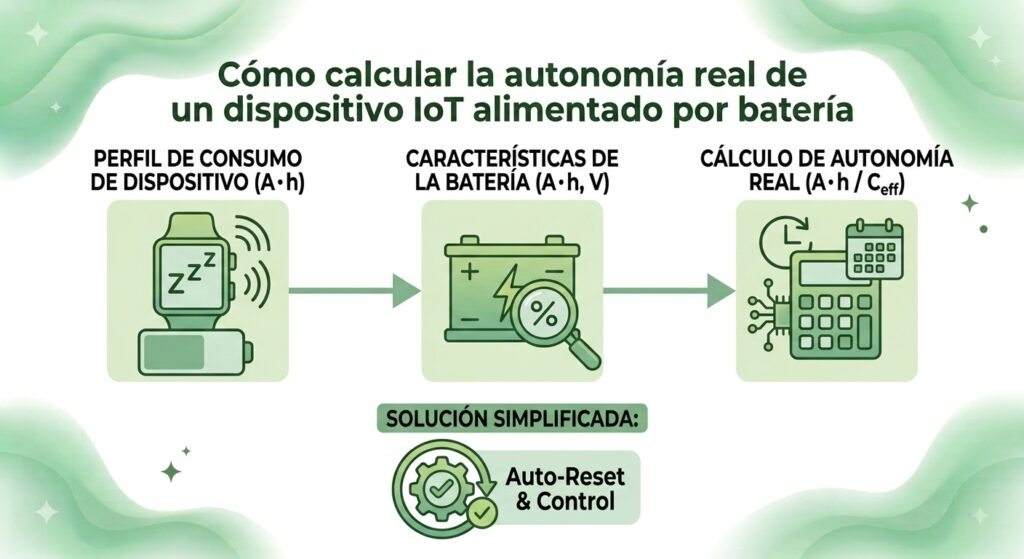 imagen de cabecera para articulo Cómo calcular la autonomía real de un dispositivo IoT alimentado por batería