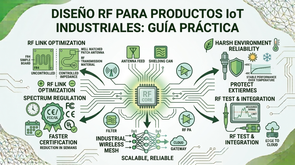 Imagen de cabecera para articulo Diseño RF para productos IoT industriales: guía práctica