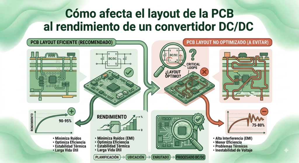header_layout_convertiidor_dc Imagen de cabecera para articulo Cómo afecta el layout de la PCB al rendimiento de un convertidor DC/DC