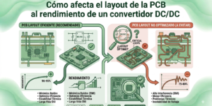 Imagen de cabecera para articulo Cómo afecta el layout de la PCB al rendimiento de un convertidor DC/DC