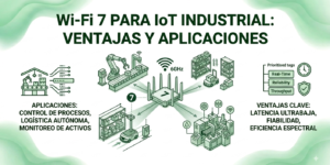 Imagen de cabecera para articulo Wi-Fi 7 para IoT industrial: ventajas y aplicaciones