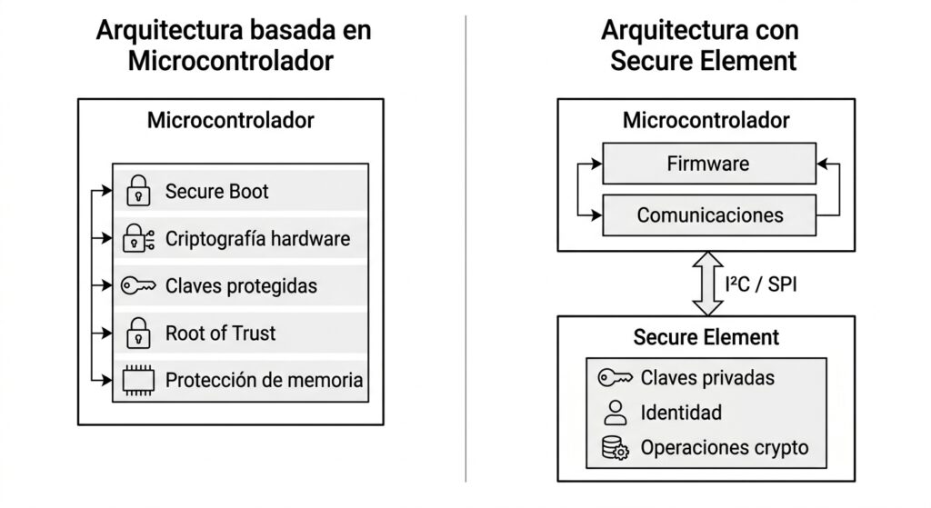 Opciones de arquitecturas de seguridad