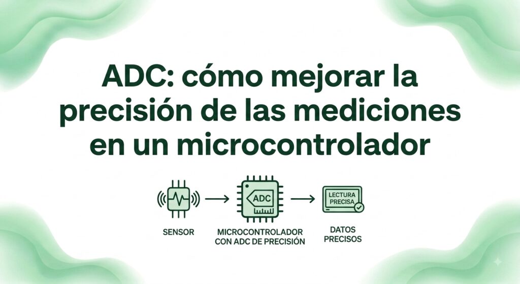 header_ADC Imagen de cabecera para articulo ADC: cómo mejorar la precisión de las mediciones en un microcontrolador