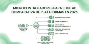 imagen de cabecera para articulo Microcontroladores para Edge AI: comparativa de plataformas en 2026
