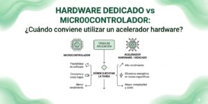 Iimagen de cabecera para articulo Hardware dedicado vs microcontrolador: ¿cuándo conviene utilizar un acelerador hardware?
