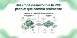 Imagen de cabecera para articulo Del kit de desarrollo a la PCB propia: qué cambia realmente