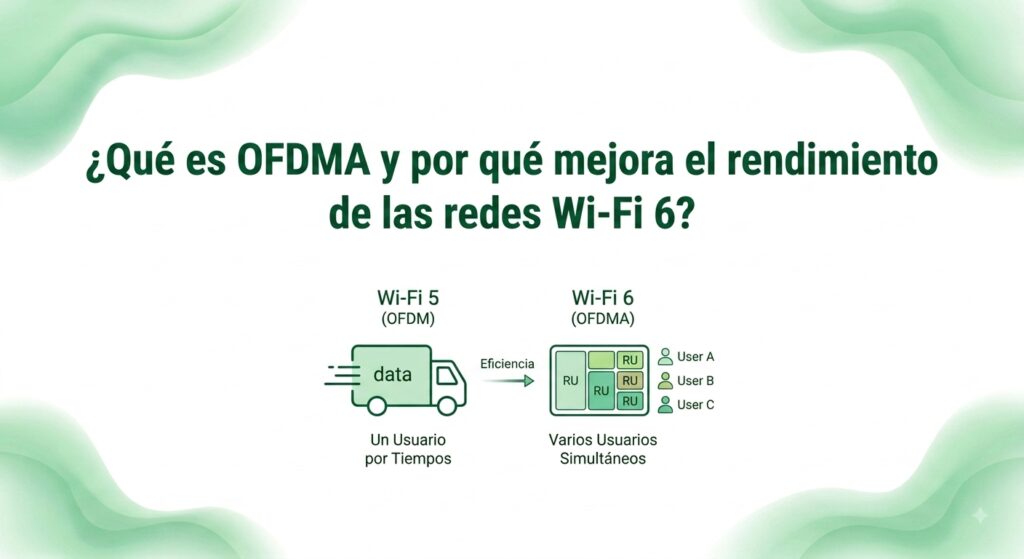 Imagen de cabecera para articulo ¿Qué es OFDMA y por qué mejora el rendimiento de las redes Wi-Fi 6?